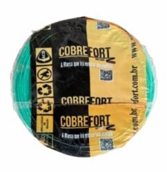 CABO FLEXIVEL 750V COBREFORT ROLO 100M 2,5MM VERDE