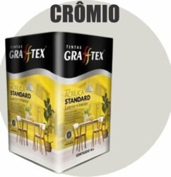 TINTA ACRILICA FOSCA STANDARD INT/EXT 18L CROMIO GRAFFTEX-