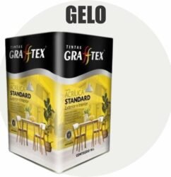 TINTA ACRILICA FOSCA STANDARD INT/EXT 18L GELO GRAFFTEX-