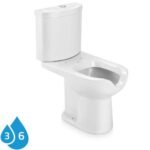 KIT BACIA LUNA MEDIC IP9400 + CAIXA ACOPLADA IC9400 BRANCA ICASA