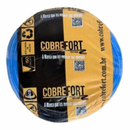 CABO FLEXIVEL 750V COBREFORT ROLO 100M 1,5MM AZUL
