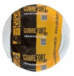 CABO FLEXIVEL 750V COBREFORT ROLO 100M 1,5MM BRANCO