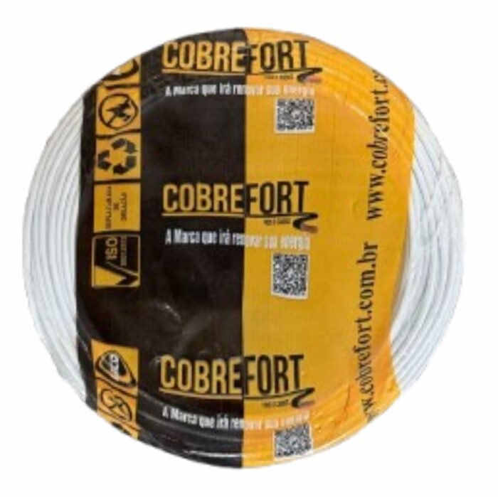 CABO FLEXIVEL 750V COBREFORT ROLO 100M 1,5MM BRANCO