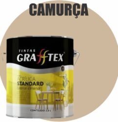 TINTA ACRILICA FOSCA STANDARD INT/EXT 3,6L CAMURÇA GRAFFTEX