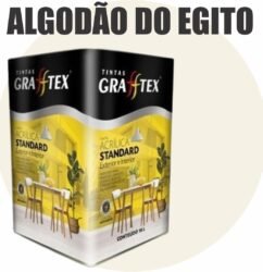 TINTA ACRILICA FOSCA STANDARD INT/EXT 18L ALGODAO DO EGITO GRAFFTEX-
