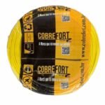 CABO FLEXIVEL 750V COBREFORT ROLO 100M 1,5MM AMARELO