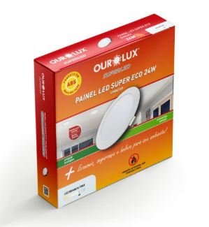 PAINEL LED RED EMBUTIR ECO 24W 6500K BIV OUROLUX 02905