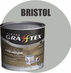 TINTA ACRILICA FOSCA PREMIUM INT/EXT 3,6L BRISTOL GRAFFTEX