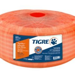 ELETRODUTO CORRUGADO REF LARANJA 25MM (3/4) ROLO 50M TIGREFLEX