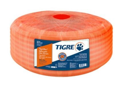 ELETRODUTO CORRUGADO REF LARANJA 25MM (3/4) ROLO 50M TIGREFLEX