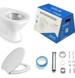 COMBO BACIA INFANIL CONVENCIONAL BRANCO ICASA CBCINF00