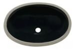 CUBA DE EMBUTIR OVAL 40x30 PRETO ICASA IL6512