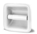 PAPELEIRA COM ROLETE BRANCA ICASA IA100