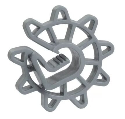 ESPACADOR CIRCULAR COLUNA 3CM ROSETA PVC