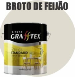 TINTA ACRILICA FOSCA STANDARD INT/EXT 3,6L BROTO DE FEIJAO GRAFFTEX