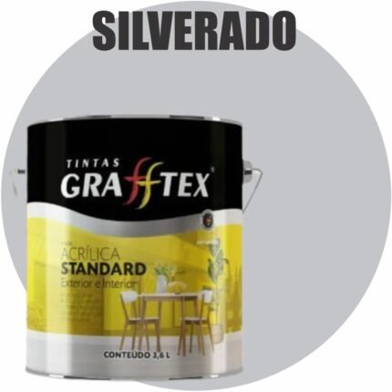 TINTA ACRILICA FOSCA STANDARD INT/EXT 3,6L SILVERADO GRAFFTEX