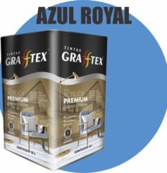 TINTA ACRILICA FOSCA PREMIUM INT/EXT 18L AZUL ROYAL GRAFFTEX