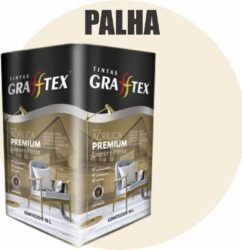 TINTA ACRILICA FOSCA PREMIUM INT/EXT 18L PALHA GRAFFTEX-