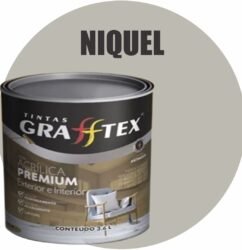 TINTA ACRILICA FOSCA PREMIUM INT/EXT 3,6L NIQUEL GRAFFTEX