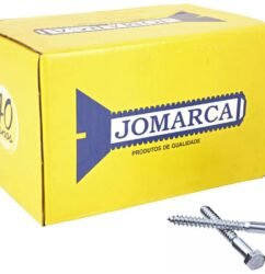 PARAFUSO SEXTAVADO ROSCA SOBERBA ZINC 3/16X70MM CAIXA (200) JOMARCA 08765