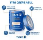 FITA CREPE AZUL PROFISSIONAL AINTI-UV 24MMX50M TIGRE 62182024