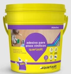 COLA ADESIVO PARA PISOS VINILICOS BRANCO 18L QUARTZOLIT
