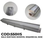 RALO LINEAR INJETADO SEQUENCIAL INVISIVEL 5X50CM PRIME 550IIS