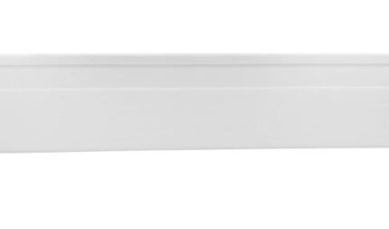 RODAPE DE PVC BRANCO NEVE 10CM 2,4M COM FRIZO BARIRI PARA PISO VINILICO