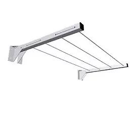 VARAL PARA PAREDE RETRATIL RECLINAVEL ALUMINIO AFS