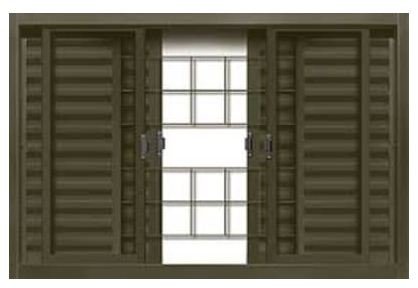 VENEZIANA C/GR QUAD 200X100-12 FORT ART MRG