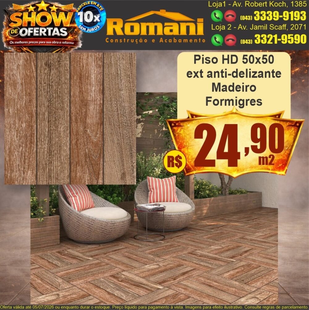 piso 50x50 antidelizante externo amadeirando madeiro hd formigres promocao oferta barato