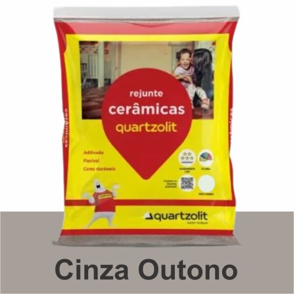 REJUNTE CERAMICO FLEX 5KG CINZA OUTONO QUARTZOLIT
