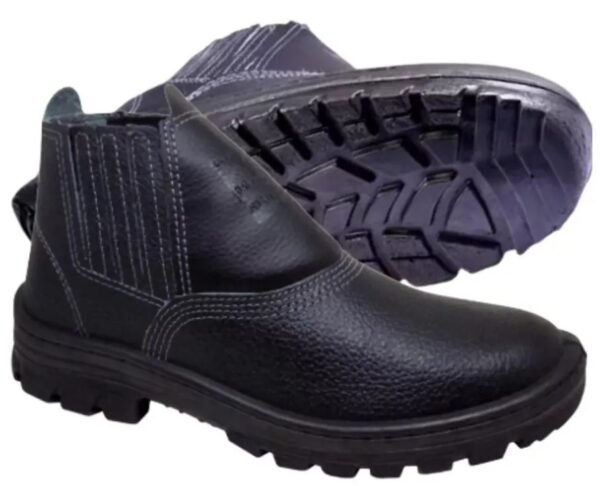 BOTINA ELASTICO SEGURANÇA 40 C/ BICO PVC CARTOM