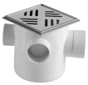 CAIXA SIFONADA QD. GR ALUM 10X12CM ASTRA CS2/AL