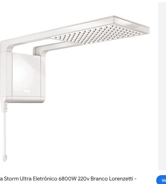 CHUV ACQUA STORM ULTRA BRANCO 220/7800 LORENZETTI