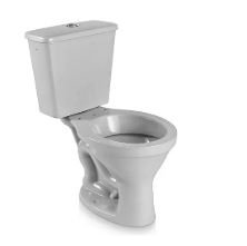 KIT BACIA (IP3603) + CAIXA ACOPLADA (IC4603) SABARA CINZA ICASA