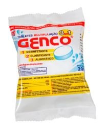 CLORO PASTILHA TABLET 3 EM1 200G GENCO
