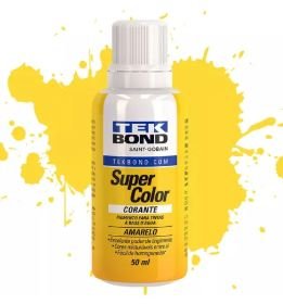 CORANTE LIQUIDO SUPER COLOR 50ML AMARELO TEKBOND