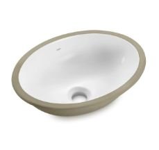 CUBA DE EMBUTIR OVAL 40x30 BRANCO ICASA IL6500