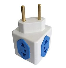 PINO TE CUBO ELETRICO 3P ADAPTADOR 10/20A 4 SAIDAS 110/220V