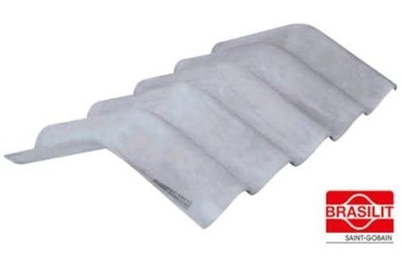 CUMEEIRA PARA TELHA ONDULADA 6MM 1,10M 15G BRASILIT