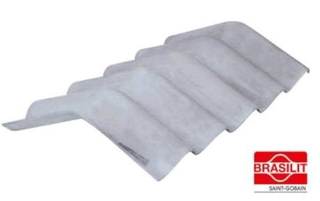 CUMEEIRA PARA TELHA ONDULADA 6MM 1,10M 10G BRASILIT