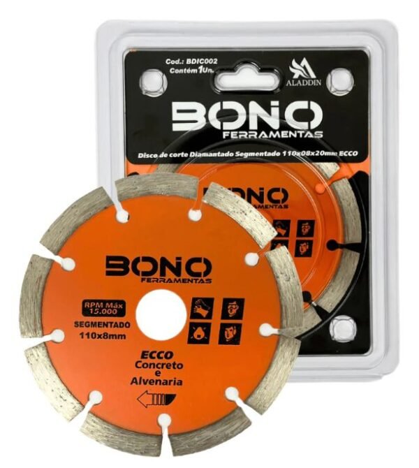 DISCO DIAM BONO SEGMENTADO 110X20MM ECCO BDIC002