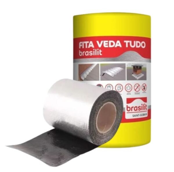 FITA VEDA TUDO MULTIUSO ALUMINIO 30CM X 10M BRASILIT
