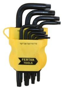 JOGO CHAVE TORQUE PEQUENA 9 PCS FERTAK 2409