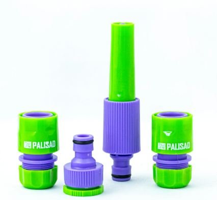 JOGO ESGUICHO E CONEXOES P/ MANG. 4 PCS - PALISAD 651768