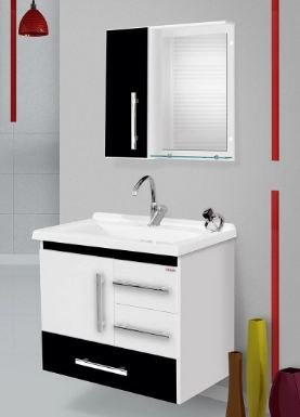 KIT LIFE 60CM BRANCO/PRETO FABRIBAM COM PÉS