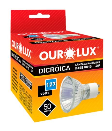 LAMP DICROICA GU10 127V 50W OUROLUX 01386