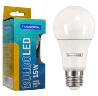 LAMPADA BULBO E27 LED 15W 6500K BIVOLT TRAMONTINA