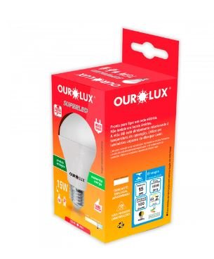LAMPADA LED ALTA/POT 15W BIV 6500K OUROLUX 20390